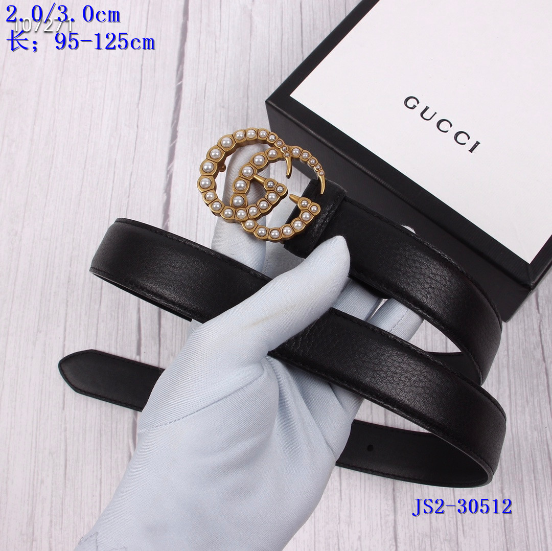 Gucci Belts 3.0CM Width 001